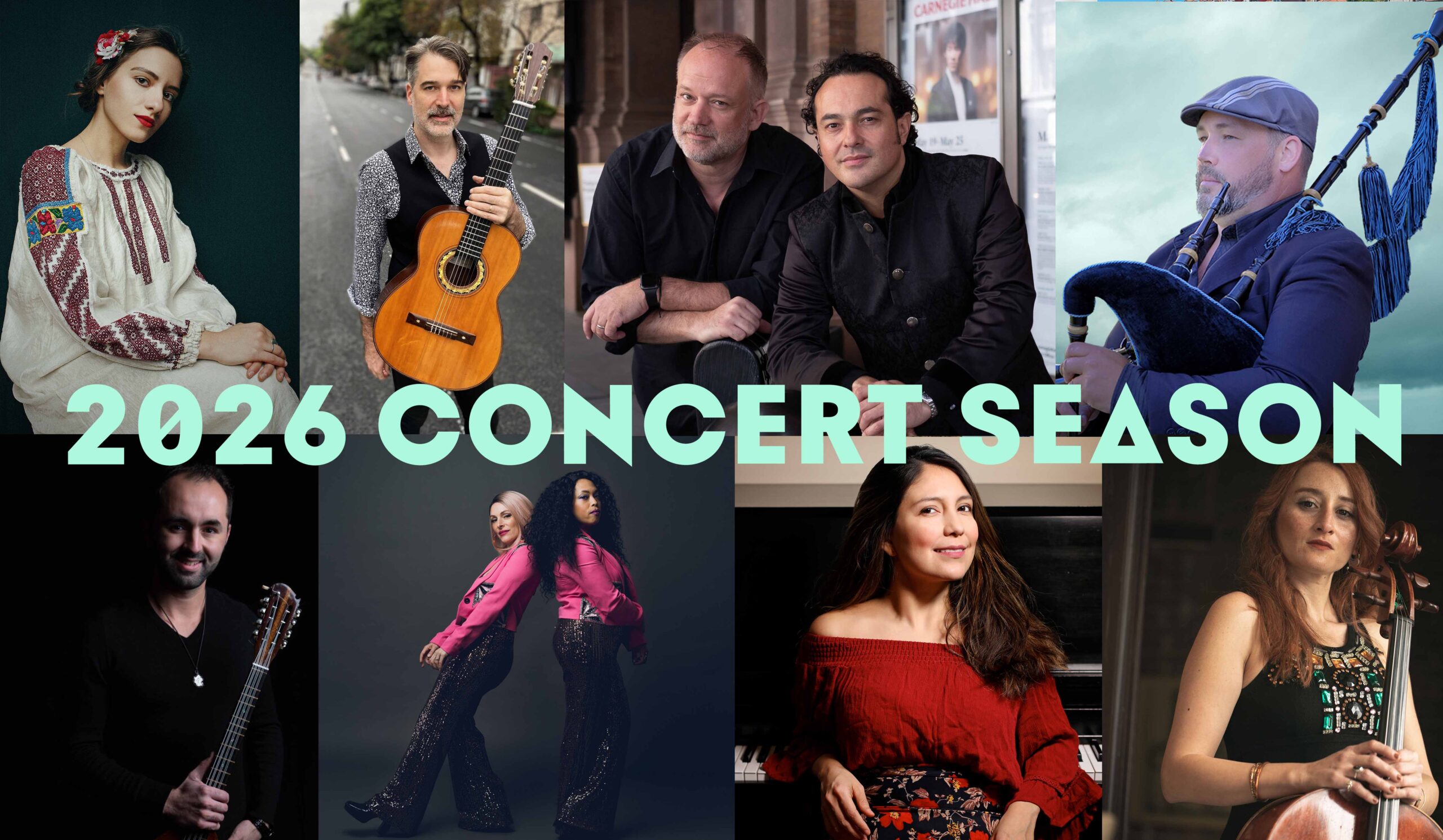 2026 Concert Series Season Ticket with our new recording + photograph book Tradición Viva